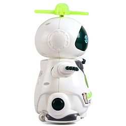 Babyhug Musical Dancing Robot Learning Toy for Kids with Lights and Music|Bump and Go Action| 360° Spinning Wheels and Fan|BIS Certified
