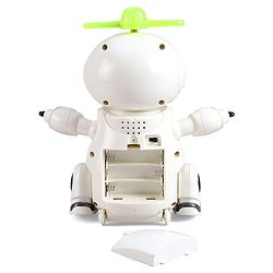 Babyhug Musical Dancing Robot Learning Toy for Kids with Lights and Music|Bump and Go Action| 360° Spinning Wheels and Fan|BIS Certified