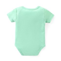 Babyhug Interlock Knit Half Sleeves Onesie With Animal Print Pack of 3 - Multicolor