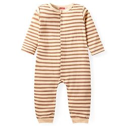 Babyhug 100% Cotton Knit Full Sleeves Bear Printed Romper Pack of 2 - Multicolour