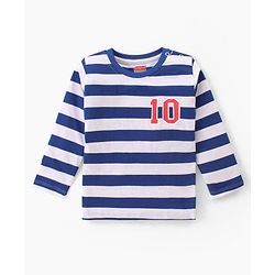 Babyhug Cotton Knit Full Sleeves T-Shirts With Bear & Text Graphics Pack of 3 - Multicolor