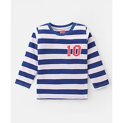 Babyhug Cotton Knit Full Sleeves T-Shirts With Bear & Text Graphics Pack of 3 - Multicolor