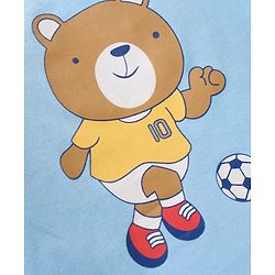 Babyhug Cotton Knit Full Sleeves T-Shirts With Bear & Text Graphics Pack of 3 - Multicolor