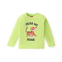 Babyhug Cotton Knit  Full Sleeves T-Shirt with Animal Graphics Pack of 5 - Multicolor