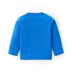 Babyhug Cotton Knit   Full Sleeves T-Shirts with Striped & Animal Print Pack of 7 - Blue Yellow & Red