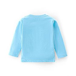 Babyhug Cotton Knit   Full Sleeves T-Shirts with Striped & Animal Print Pack of 7 - Blue Yellow & Red