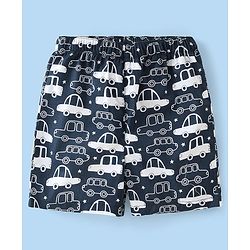 Babyhug Cotton Knee Length Boxers Animal & Vehicle Print Pack of 3 - Multicolour