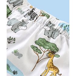 Babyhug Cotton Knee Length Boxers Animal & Vehicle Print Pack of 3 - Multicolour