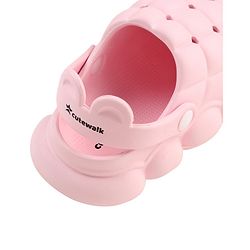 Cute Walk by Babyhug Clogs with Back Strap Closure - Pink