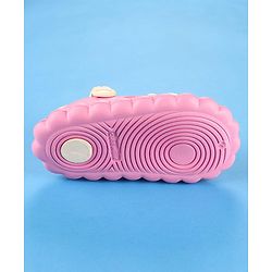 Cute Walk by Babyhug Clogs with Backstrap Bunny Applique - Pink