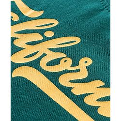 Babyhug Cotton Knit Full Sleeves T-Shirt with Text Print - Green