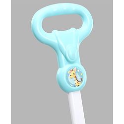 Babyhug Baby Walker with Parental Handle and Musical Toy Tray - Blue
