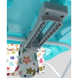 Babyhug Baby Walker with Parental Handle and Musical Toy Tray - Blue