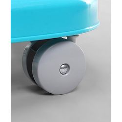 Babyhug Baby Walker with Parental Handle and Musical Toy Tray - Blue