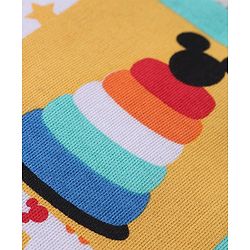 Babyhug Cotton Knit Half Sleeves Striped T-Shirt & Shorts Set With Text Print & Lion Patch - Multicolor
