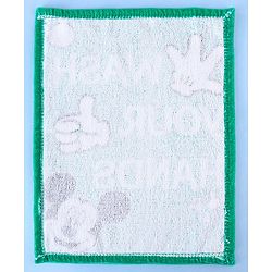 Babyhug Disney Terry Cotton Face Towel Mickey Mouse Print Pack of 2 - Multicolor