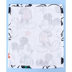 Babyhug Disney Terry Cotton Face Towel Mickey Mouse Print Pack of 2 - Multicolor