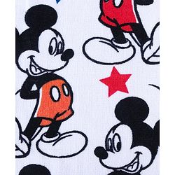 Babyhug Disney Terry Cotton Face Towel Mickey Mouse Print Pack of 2 - Multicolor