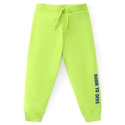 Babyhug Cotton Knit Full Length Lounge Pants with Camouflage & Text Print Pack of 2 - Multicolour