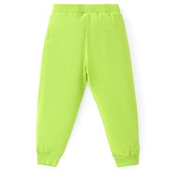 Babyhug Cotton Knit Full Length Lounge Pants with Camouflage & Text Print Pack of 2 - Multicolour