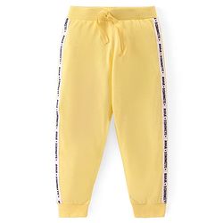 Babyhug Cotton Knit Full Length Lounge Pant Dino Print Pack of 2 - Multicolour