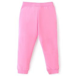 Babyhug Cotton Knit Full Length Lounge Pants Polka Dots & Hearts Printed with Bow Applique Pack of 3 - Multicolour