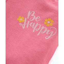 Babyhug Cotton Knit Full Length Lounge Pants Floral & Polka Dots Print with Bow Applique Pack of 3 - Multicolour