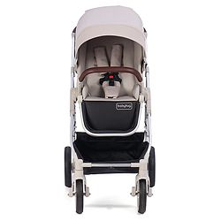 Babyhug Premium Stroller with Reversible Seat and Aluminium Frame - Grey