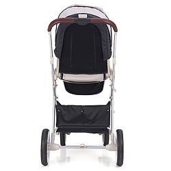 Babyhug Premium Stroller with Reversible Seat and Aluminium Frame - Grey