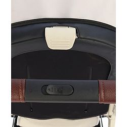 Babyhug Premium Stroller with Reversible Seat and Aluminium Frame - Grey