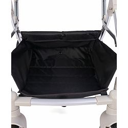 Babyhug Premium Stroller with Reversible Seat and Aluminium Frame - Grey