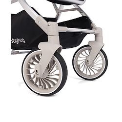 Babyhug Premium Stroller with Reversible Seat and Aluminium Frame - Grey
