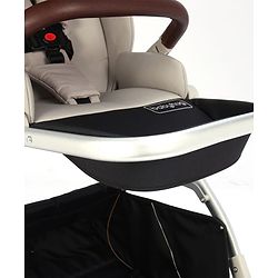 Babyhug Premium Stroller with Reversible Seat and Aluminium Frame - Grey