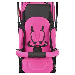 Babyhug Symphony Stroller With Reverisble Handle & Mosquito Net - Pink