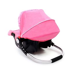 Babyhug Onyx Car Seat Cum Carry Cot With Rocking Base & Aluminium Handle - Pink - 67 x 42 x 55 cm Pink