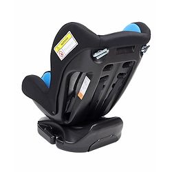 Babyhug Cruise Convertible Reclining Car Seat with Side Impact Protection - Blue & Black