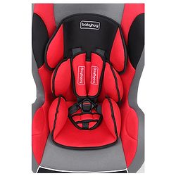 Babyhug Cruise Convertible Reclining Car Seat with Side Impact Protection - Blue & Black