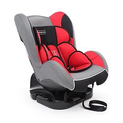 Babyhug Cruise Convertible Reclining Car Seat with Side Impact Protection - Blue & Black