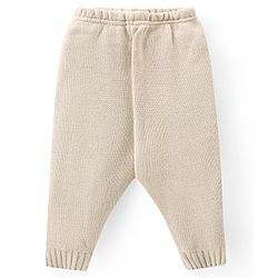 Babyhug Knit Full Sleeves Sweater Set Aztec Design - Beige