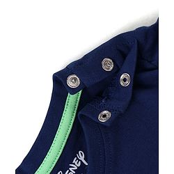 Babyhug Disney Cotton Knit Half Sleeves T-Shirt & Shorts Set With The Lion King Graphics - Navy & Green