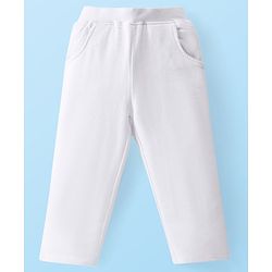 Babyhug Single Jersey Knit Full Sleeves Floral Printed Top & Leggings Set - Red & White