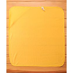 Babyhug Hooded Terry Towel Tiger Embroidery L 75 x B 75 cm - Yellow