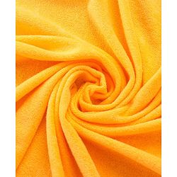Babyhug Hooded Terry Towel Tiger Embroidery L 75 x B 75 cm - Yellow