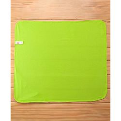 Babyhug Hooded Terry Towel Car Embroidery L 75 x B 75 cm - Green