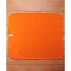 Babyhug Terry Hooded Towel Bear Embroidery - Orange