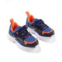 Cute Walk by Babyhug Sneakers With Velcro Closure with Cartoon Applique - Blue