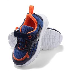 Cute Walk by Babyhug Sneakers With Velcro Closure with Cartoon Applique - Blue