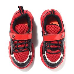 Cute Walk by Babyhug Sneakers With Velcro Closure with Cartoon Applique - Blue