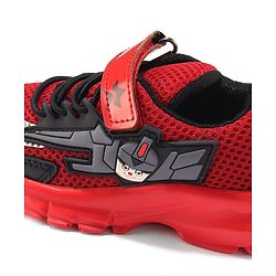 Cute Walk by Babyhug Sneakers With Velcro Closure with Cartoon Applique - Blue