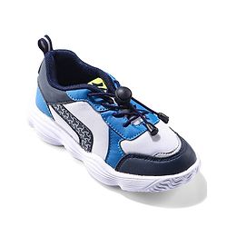 Cute Walk by Babyhug Lace Up Casual Sneakers - Blue